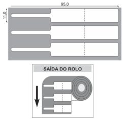 Etiqueta para Jóias 95x11