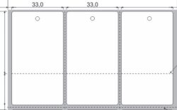 Tag 33x60x3